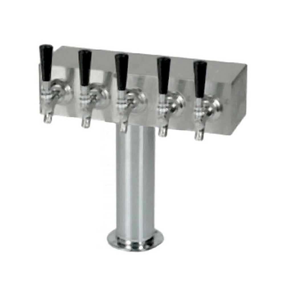 ABECO T Tower, 5 Faucets, 3"Diameter, Air Cooled