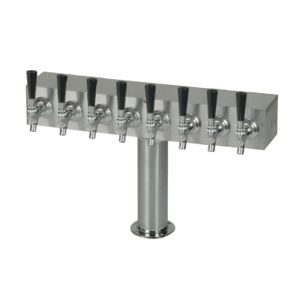 ABECO T Tower, 8 Faucets, 3" Diameter, Air Cooled