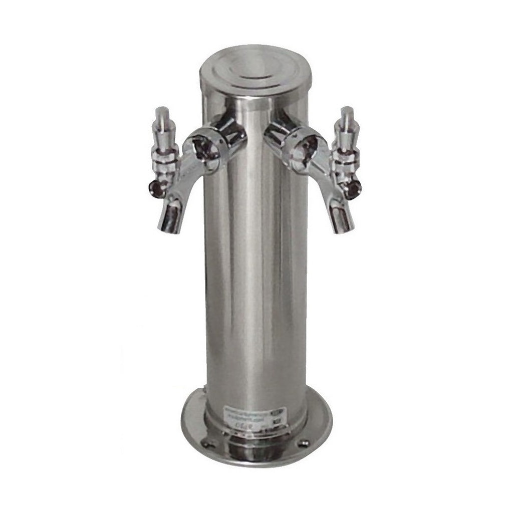ABECO Wine / Coffee Column, 3" Diameter, 2 Faucets, Air Cooled