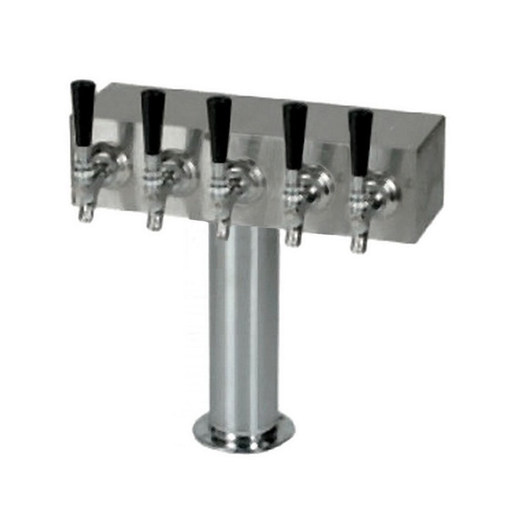 ABECO T Tower, 5-Faucet 3"-Diameter Air (304 Stainless Steel-for Wine)