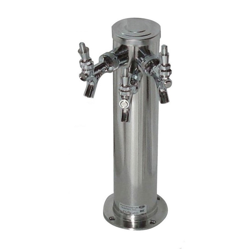 ABECO Wine / Coffee Column, 3" Diameter, 3 Faucets, Air Cooled
