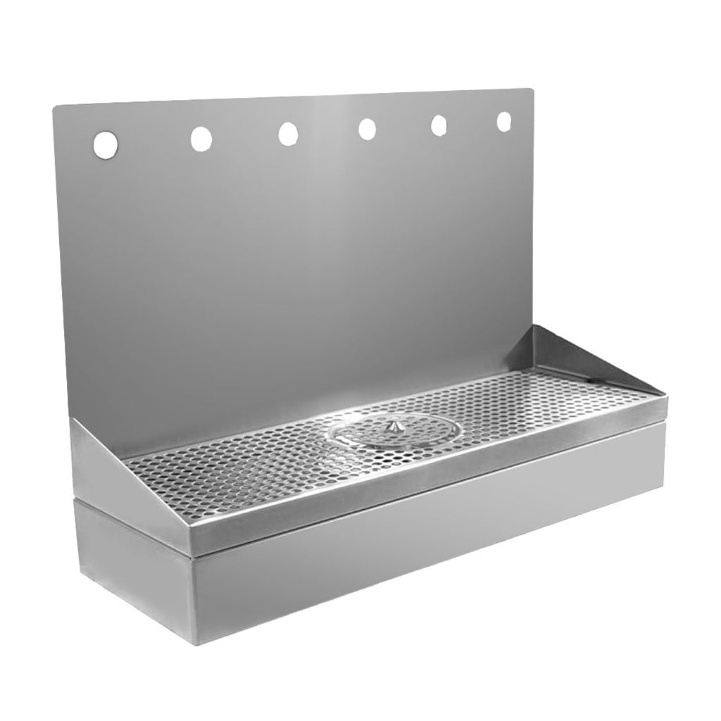 Chill-Max Beverage Solutions Growler Station-w/rinser, Wall Mount 36"L (6-Faucet)
