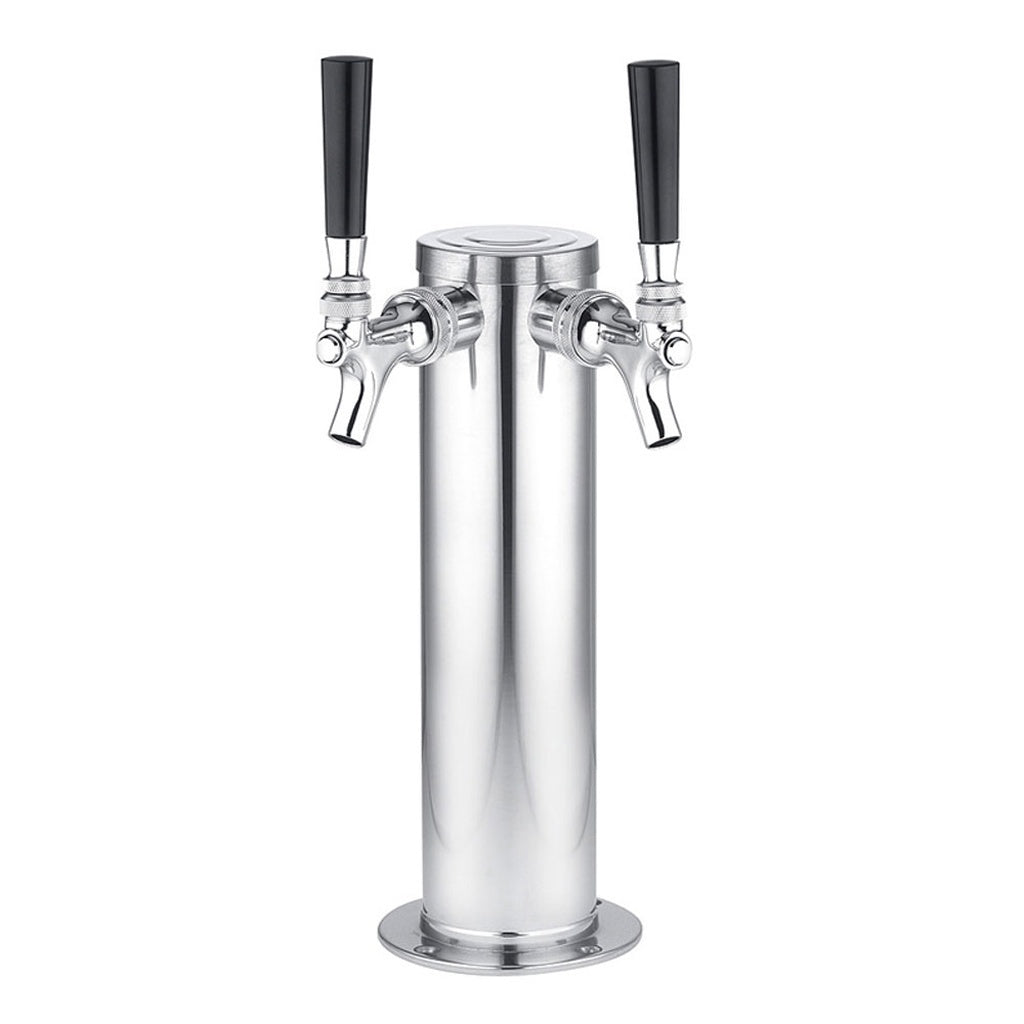 ABECO Beer Column, 3" Diameter, 2 Faucets, Glycol Cooled