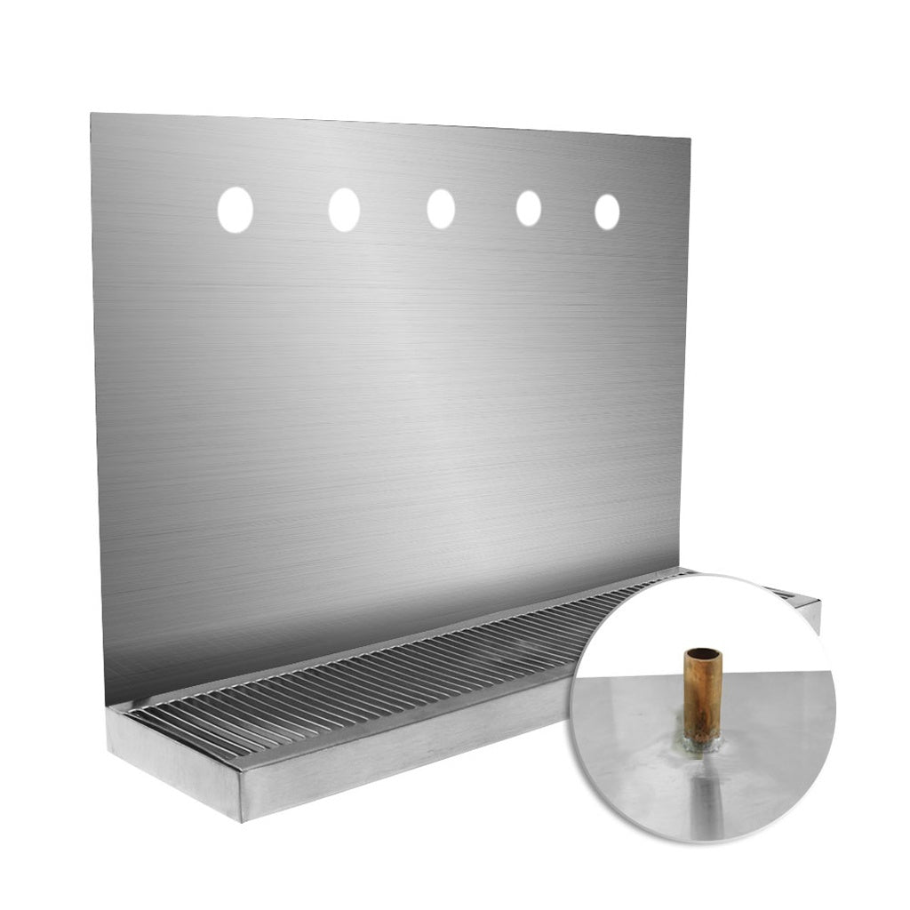 Wall Mount Drain-w/tube, 5-Faucet (12.5"B X 5"W X 19"L)