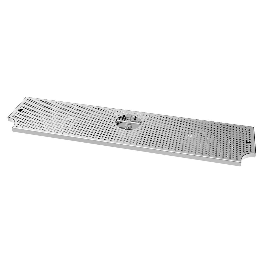 UBC Arcadia Drain with Rinser for 12-Faucet Tower, 10" W x 43-1/8" L