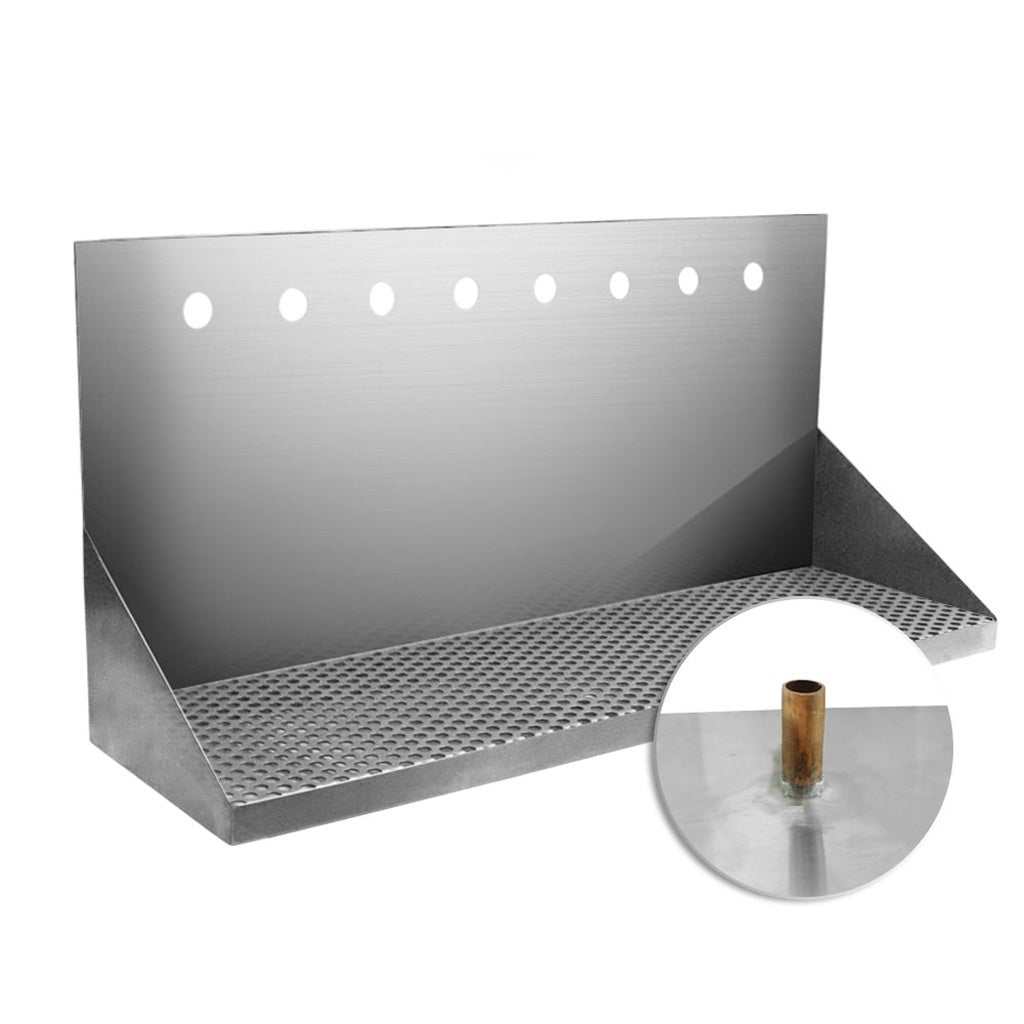 Wall Mount Drain-w/tube, 8-Faucet (12.5"B X 8"W X 28"L)