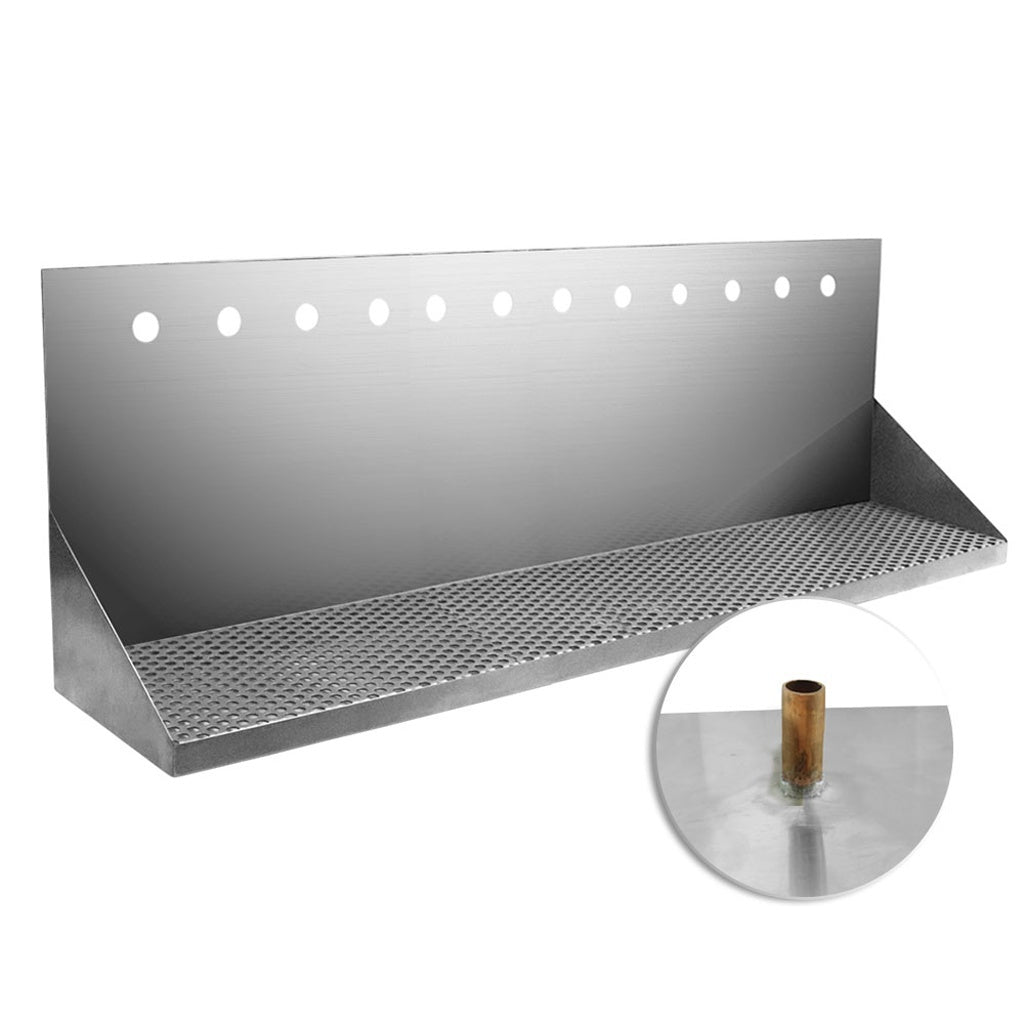 Wall Mount Drain-w/tube, 12-Faucet (12.5"B X 8"W X 40"L)