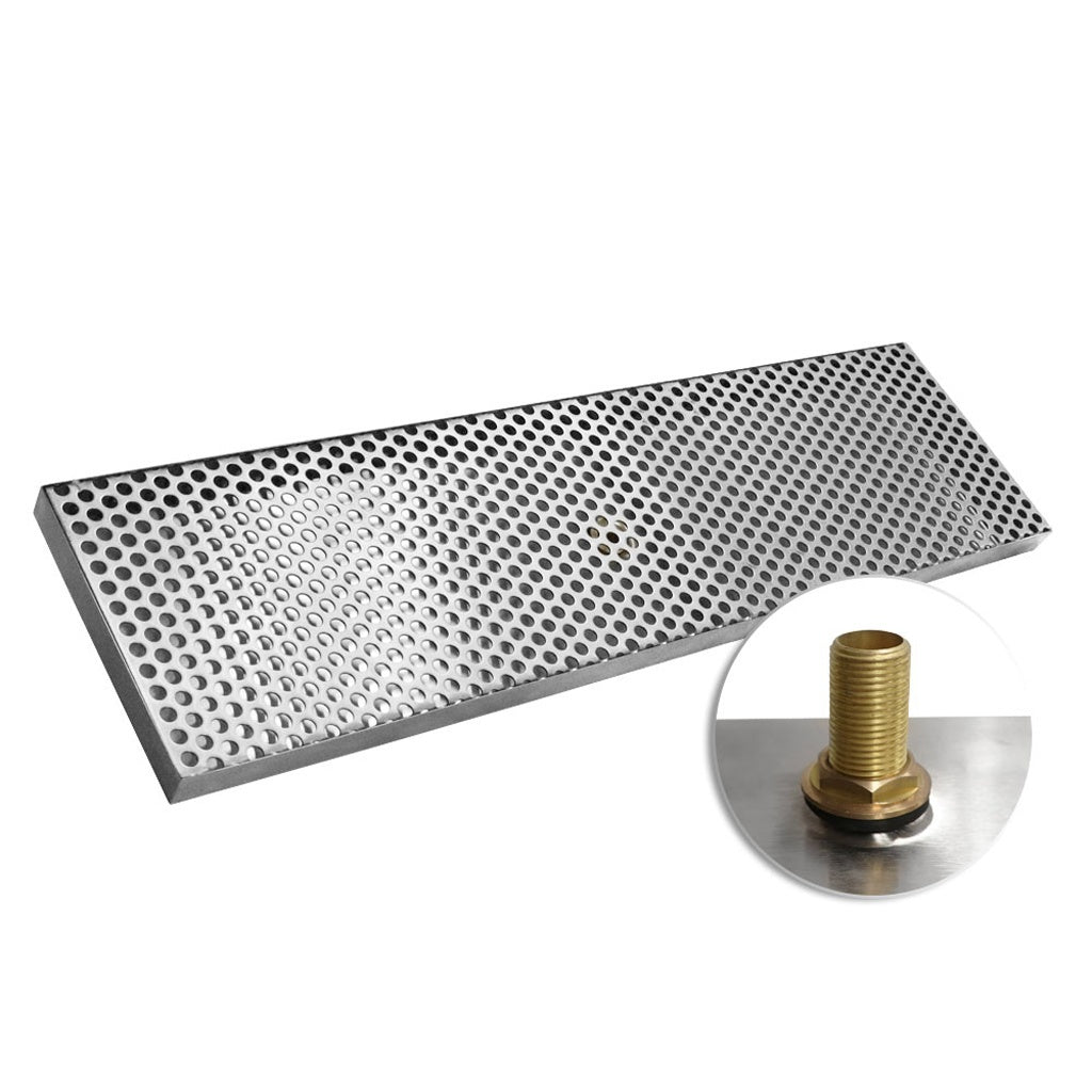 Counter Mount Drain with Drain Tube, 8" W x 30" L