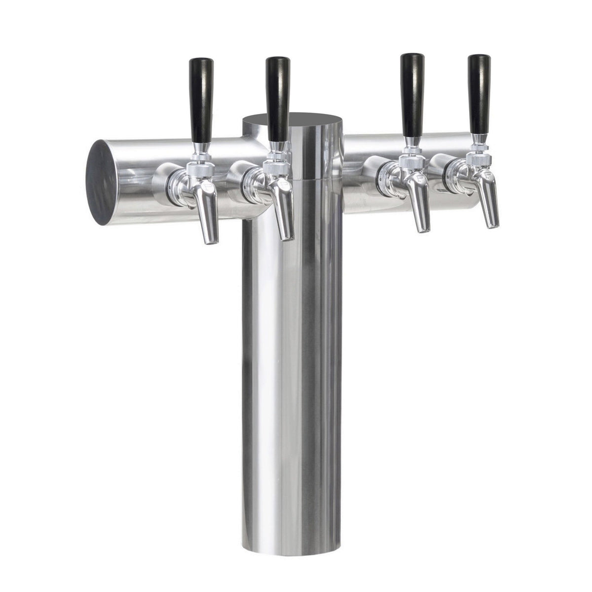 Perlick Avenue T Tower, 4 Faucets, Glycol Cooled, Stainless Steel
