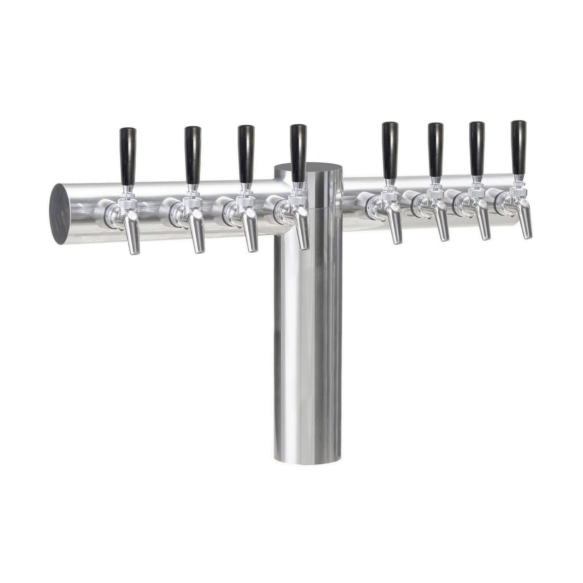 Perlick Avenue T Tower, 8 Faucets, Glycol Cooled, Stainless Steel