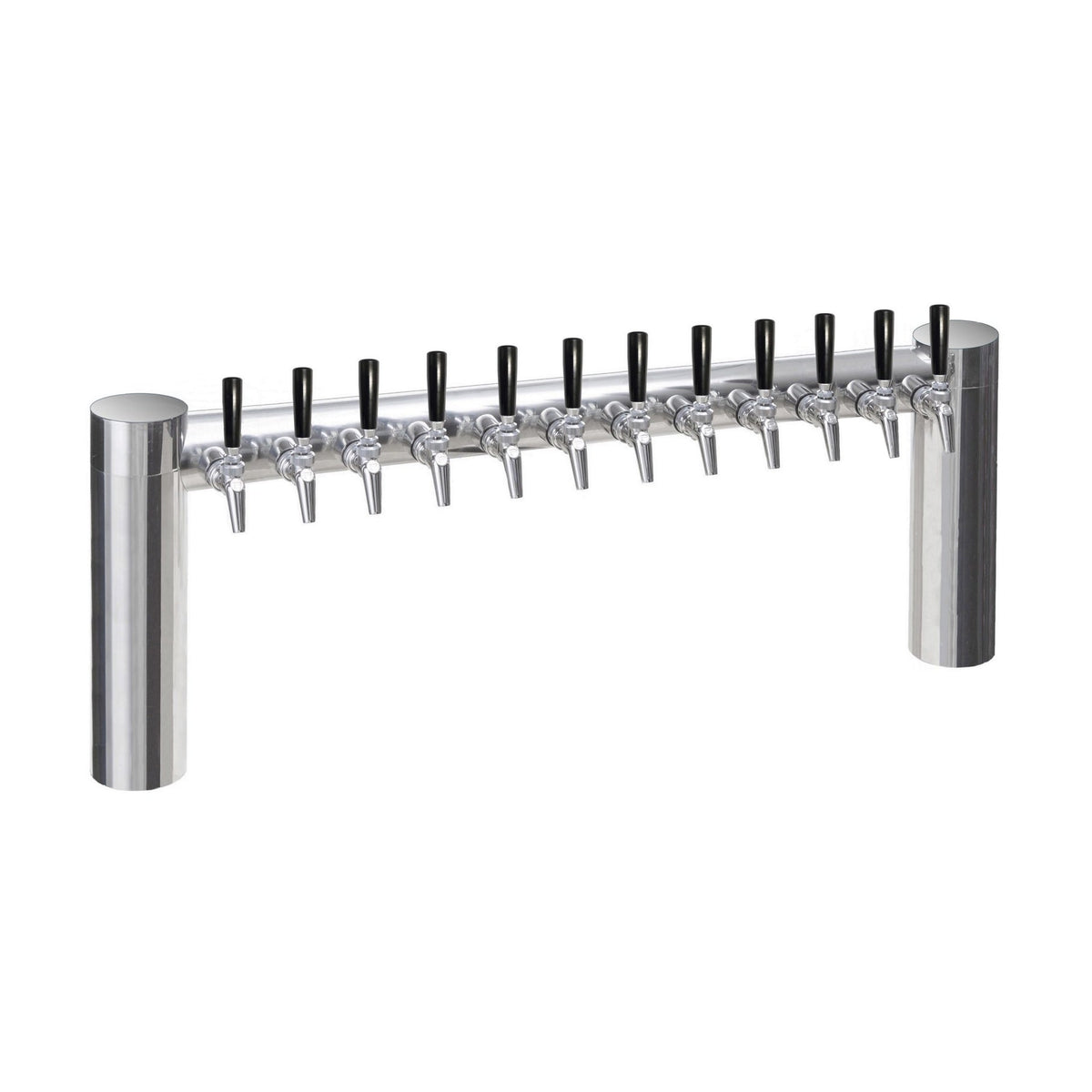 Perlick Avenue Pass Thru Tower, 12 Faucets, Glycol Cooled, Stainless Steel