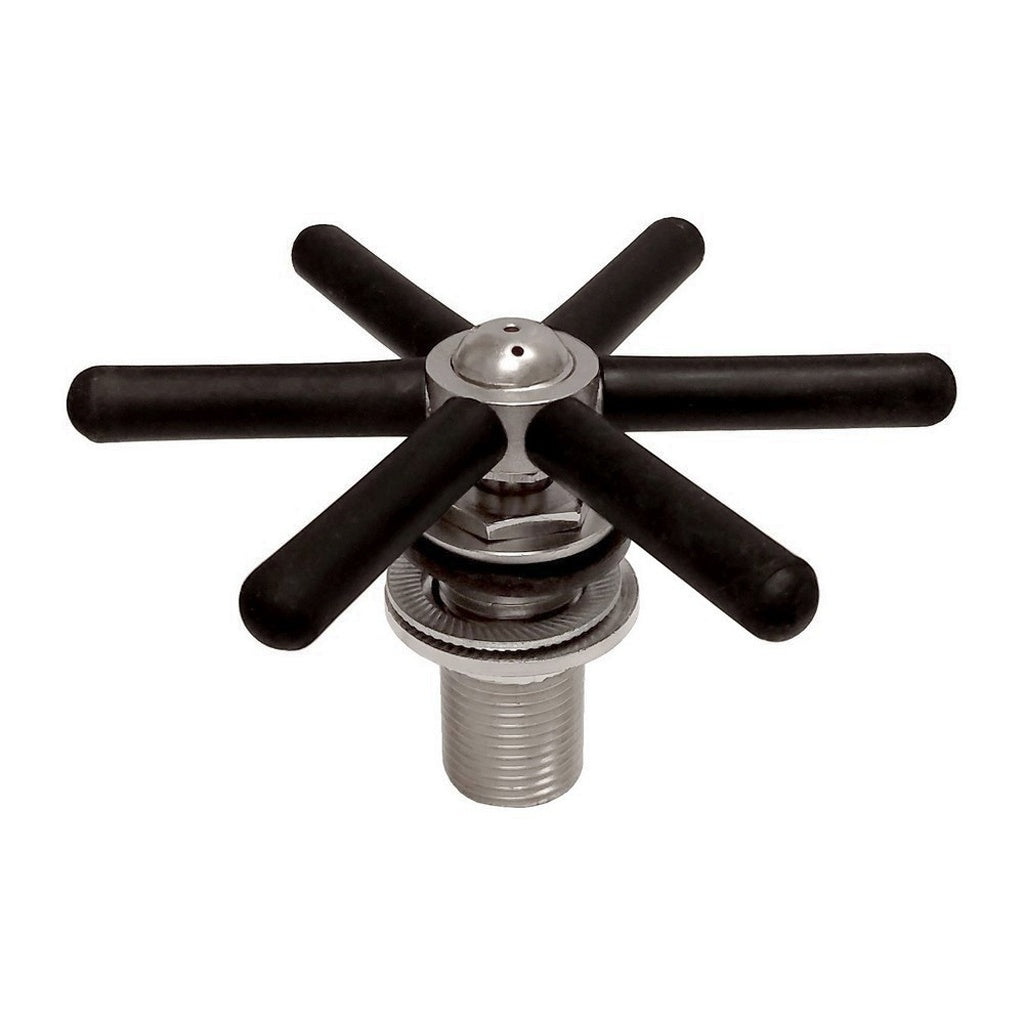 Krome Dispense Rinser Assembly-NSF, 4.5" Diameter 6-Leg 304 Stainless Steel