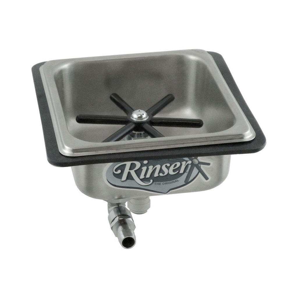 Krome Dispense Rinser Tub, Flush Mount, NSF Certified, 2-1/2" D x 5-1/2" W x 6" L