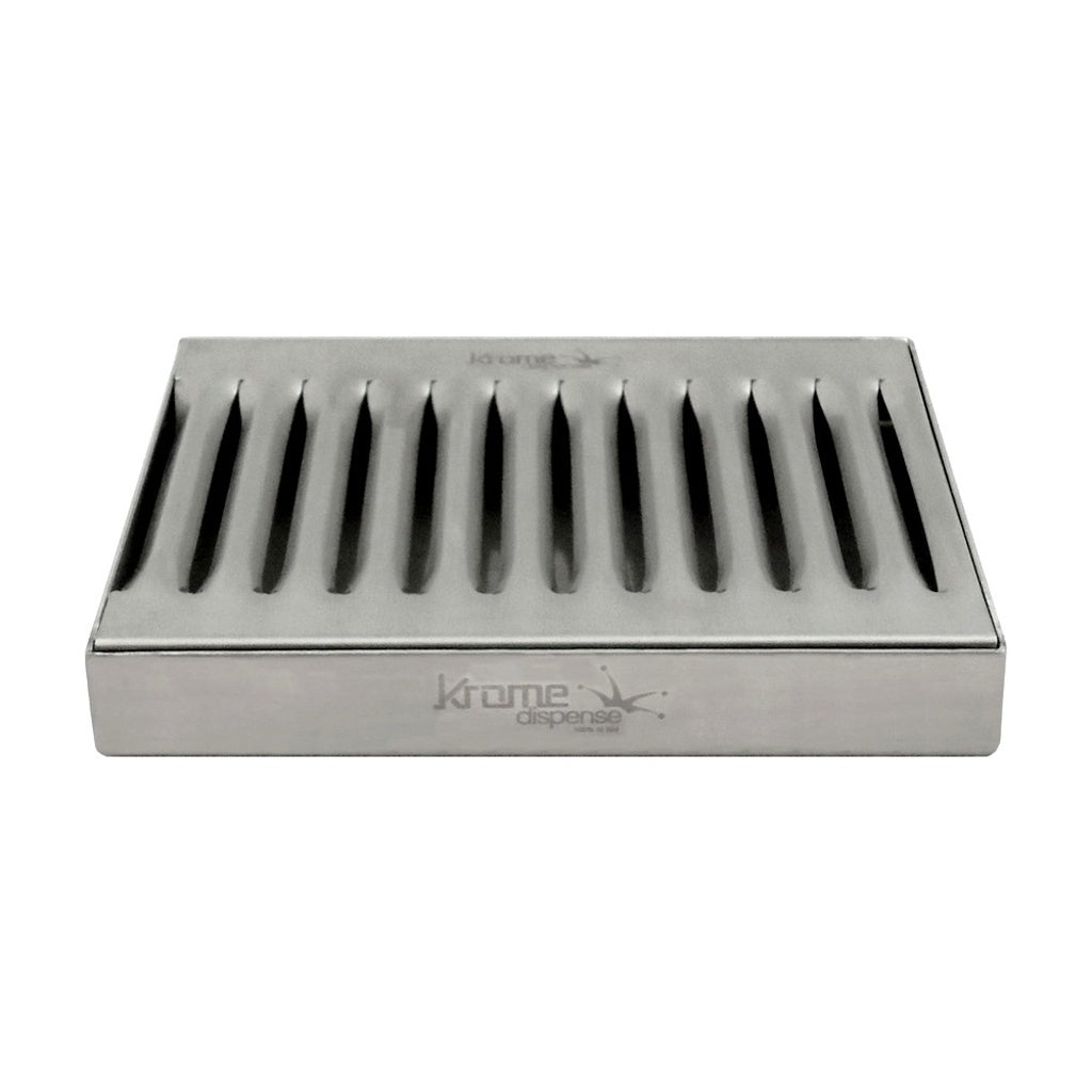 Krome Dispense Drip Tray, Counter Mount, No Drain, 5" W x 6" L