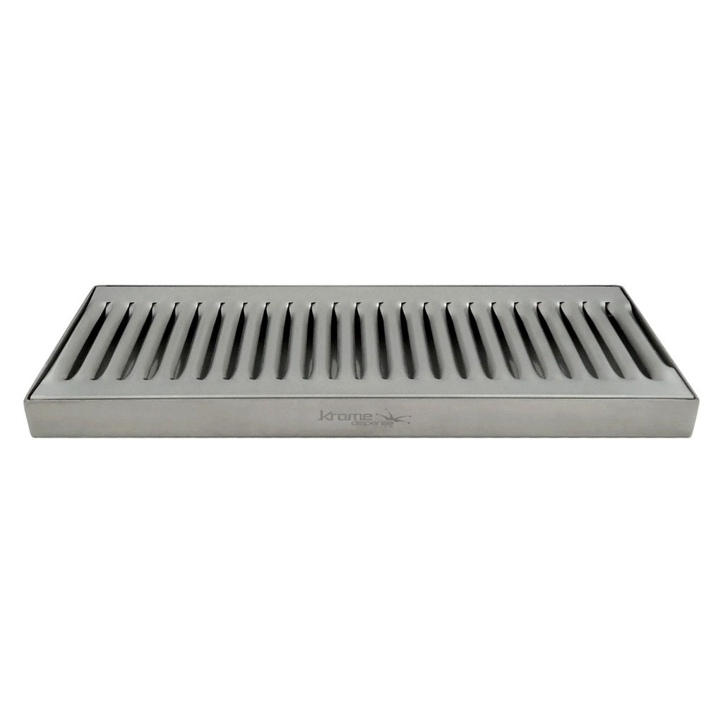 Krome Dispense Drip Tray, Counter Mount, 5" W x 12" L, No Drain
