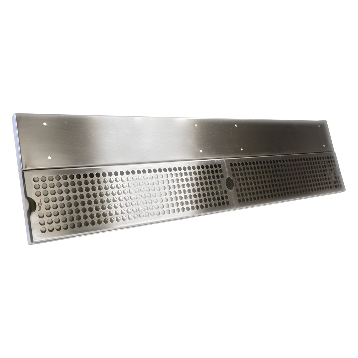 Krome Dispense Drip Tray, Underbar Mount, With Drain, 5" W x 36" L, NSF Certified