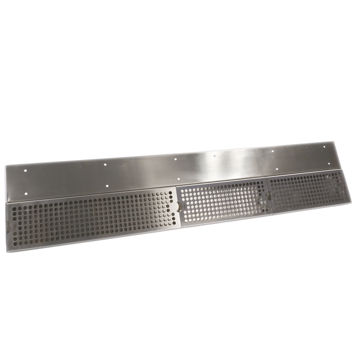 Krome Dispense Drip Tray, Underbar Mount, With Drain, 5" W x 42" L, NSF Certified