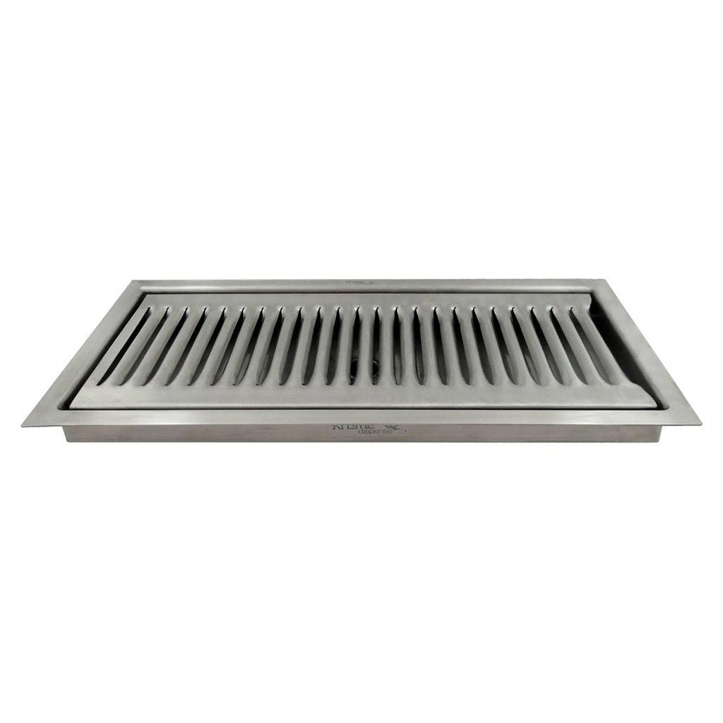 Krome Dispense Drip Tray, Flush Mount, With Drain, 5" W x 12" L