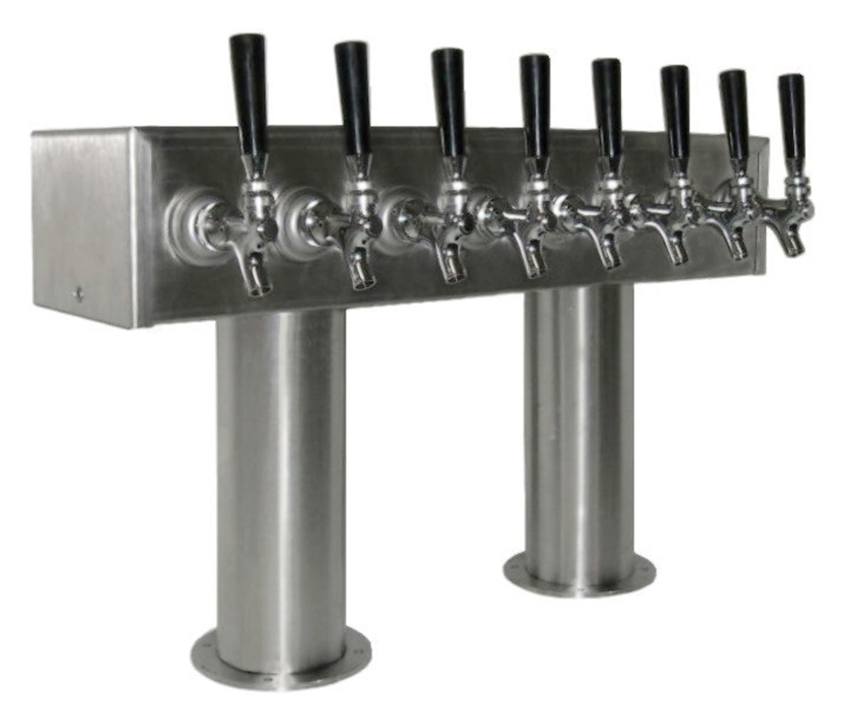 ABECO Pass Thru Tower, 8 Faucets, 3" Diameter, Glycol Cooled