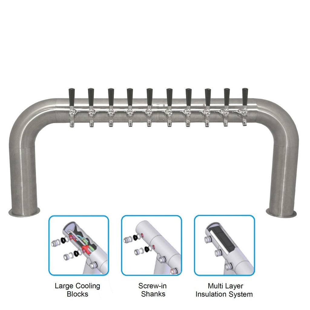 ATLAS PASSTHRU, 10-Faucet GLYCOL VINYL LINES