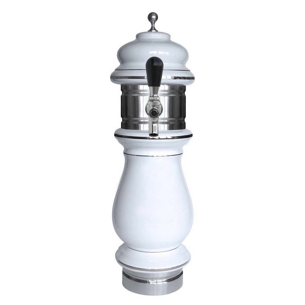 UBC Ceramic Tower, 1-Faucet Air (White/Chrome)