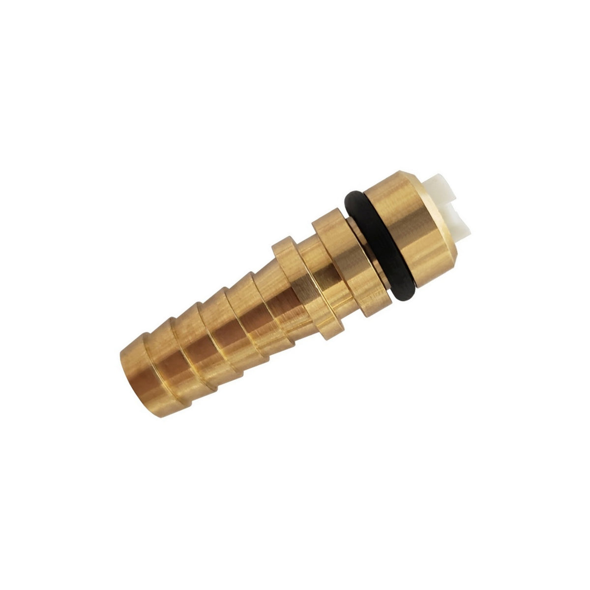 CO2 Fitting 1/4" Barb Brass Straight for Flojet 5000 and G Pumps