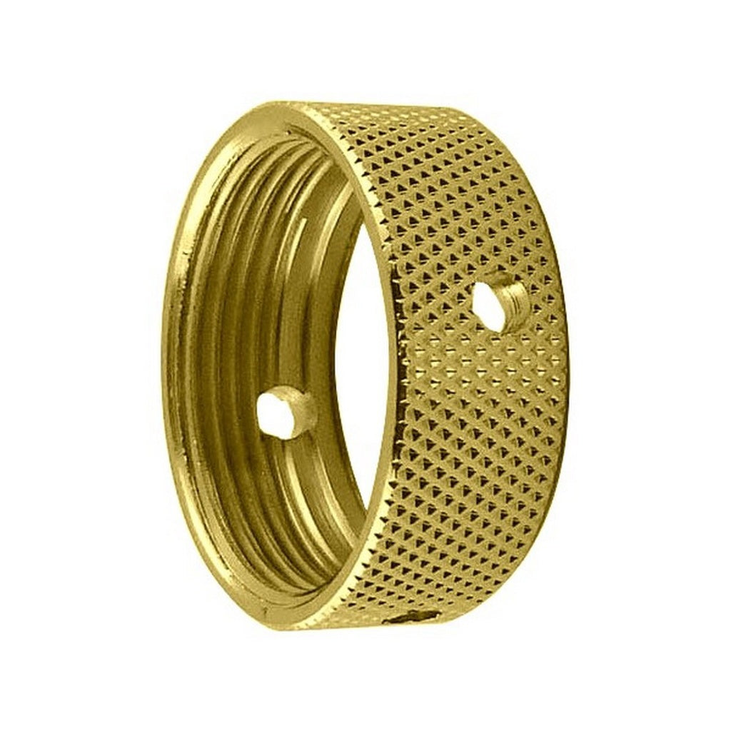 Faucet Coupling Ring, Knurled, PVD Gold