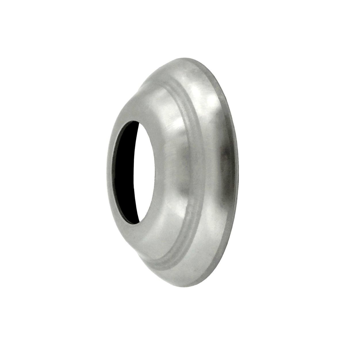 Stainless Steel Shank Flange, Brushed Finish