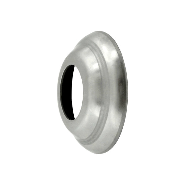 Stainless Steel Shank Flange, Brushed Finish