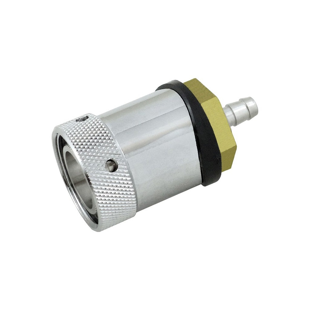 ABECO Column Shank-NSF, 3/16"Bore 1/4"Barb-St (304 Stainless Steel)