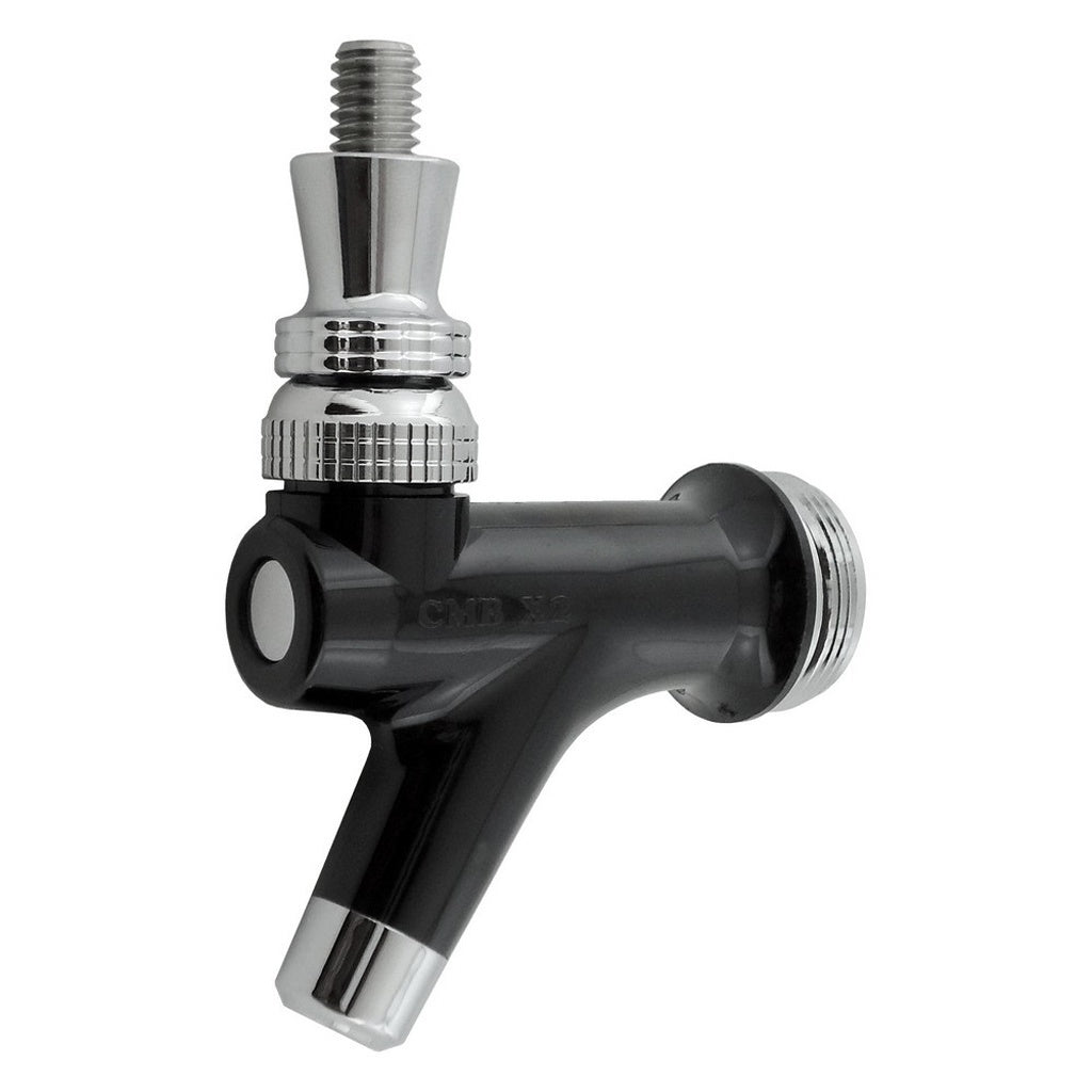 CMBecker X2 Creamer Faucet, Black Plastic with Chrome