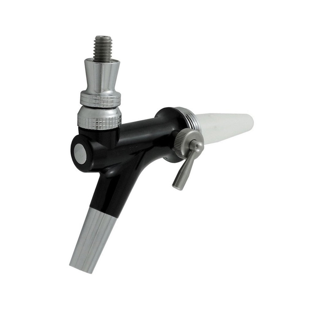 CMBecker X1 Creamer Faucet, Clear Plastic with Stainless Steel