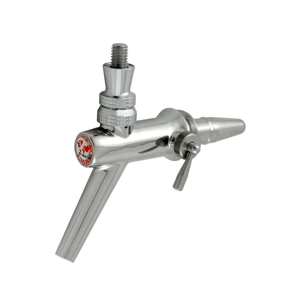 CMBecker V10 Flow Control Creamer Faucet, Stainless Steel