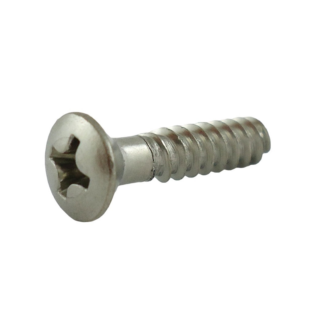 UF1 Retainer Plate Screw, #8-16 x 3/4" L Stainless Steel