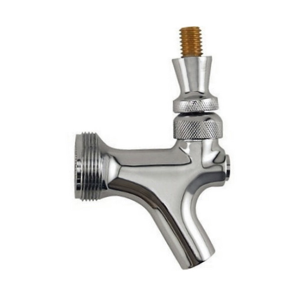 Perlick Standard Faucet, Chrome Body, Brass Lever