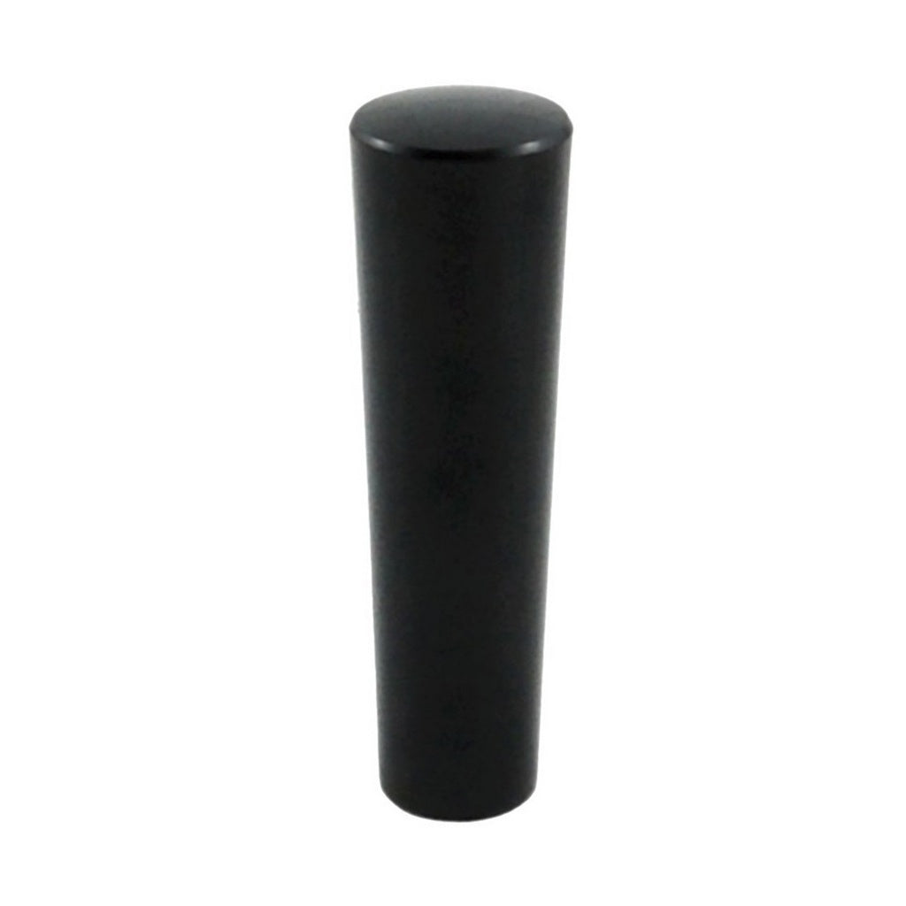 Knob-Oblong with No Insert Black