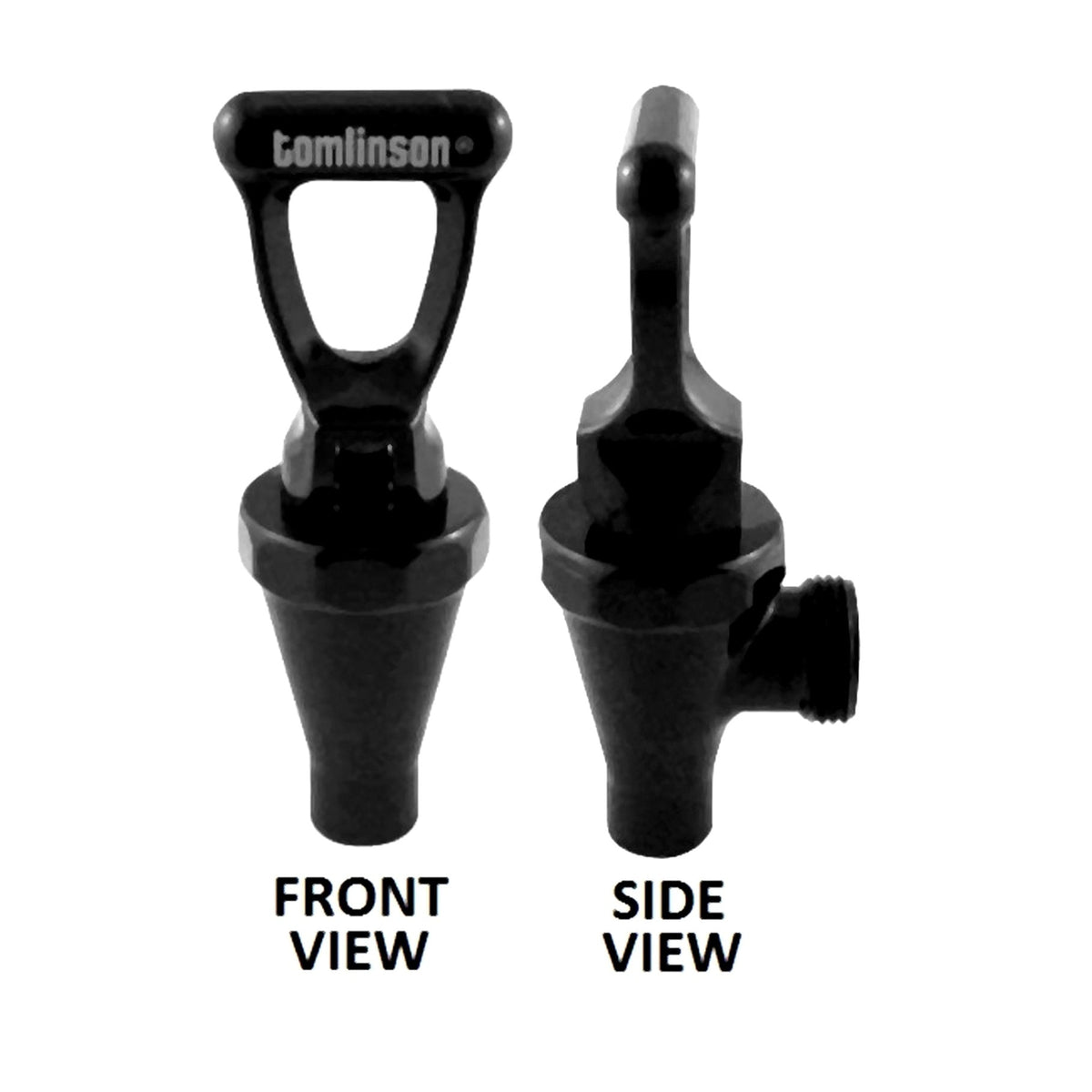 Tomlinson SPB Self-Closing Faucet, 1-1/32"-14 UNS Threads
