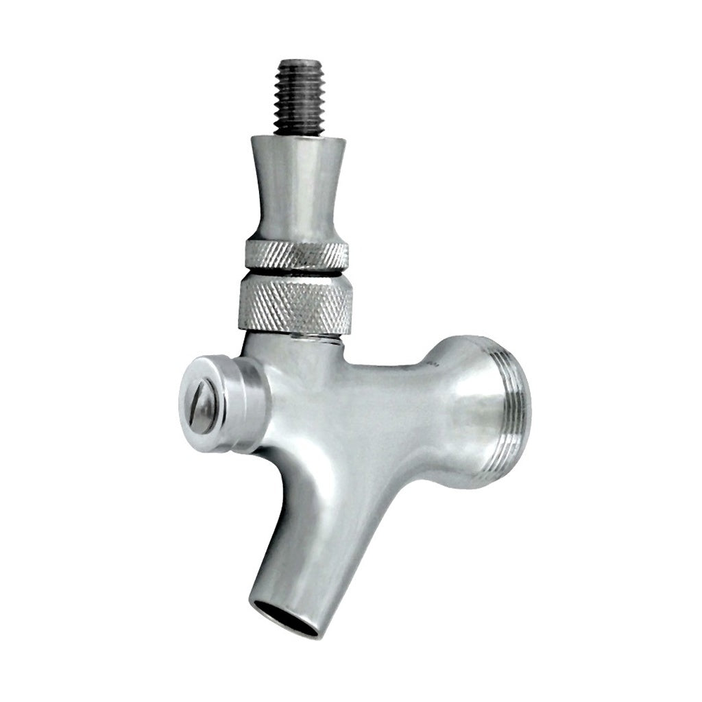 Krome Dispense Self-Closing Faucet, Stainless Steel Body, Stainless Steel Lever