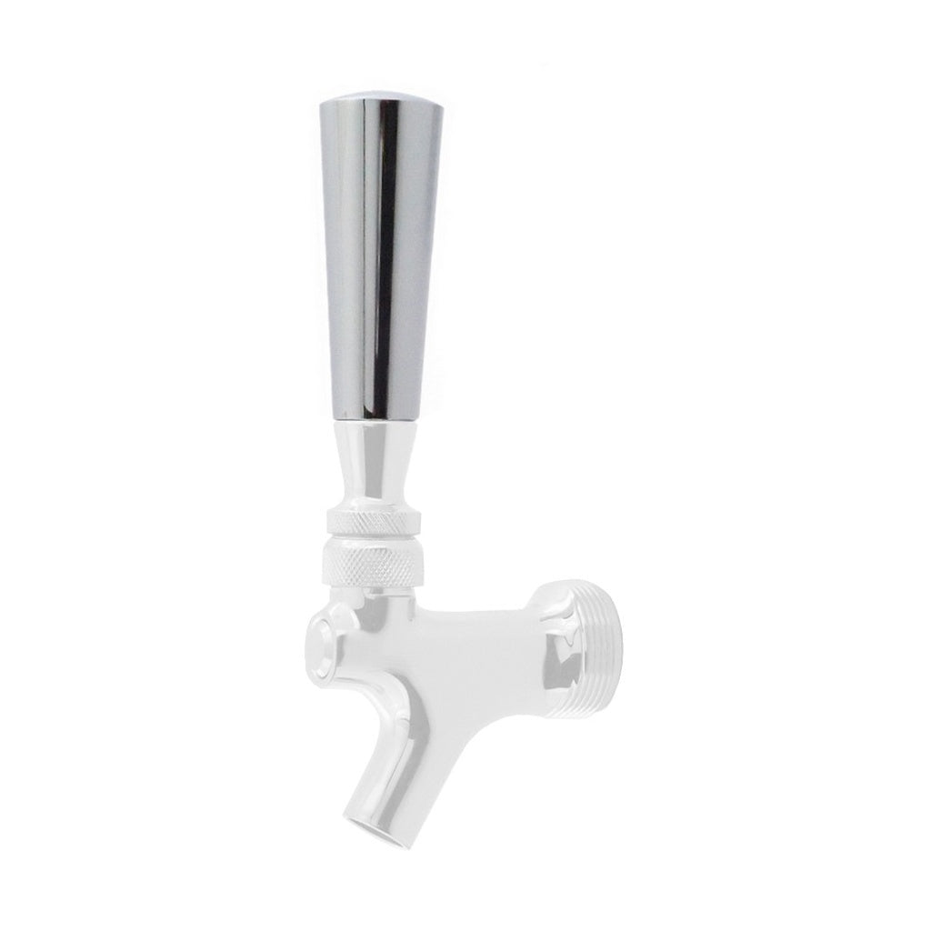 Krome Dispense Beer Faucet Knob, Chrome