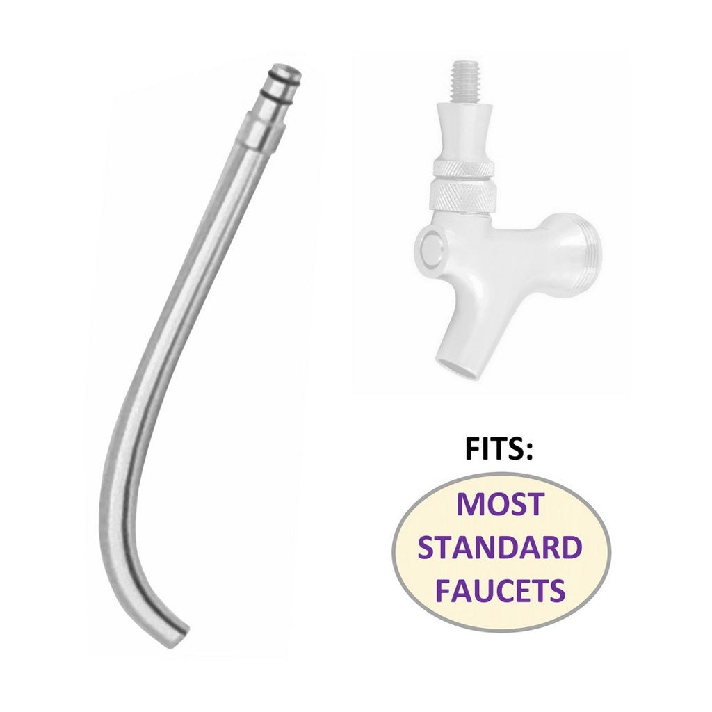 Growler Filler, Chrome Standard Faucets