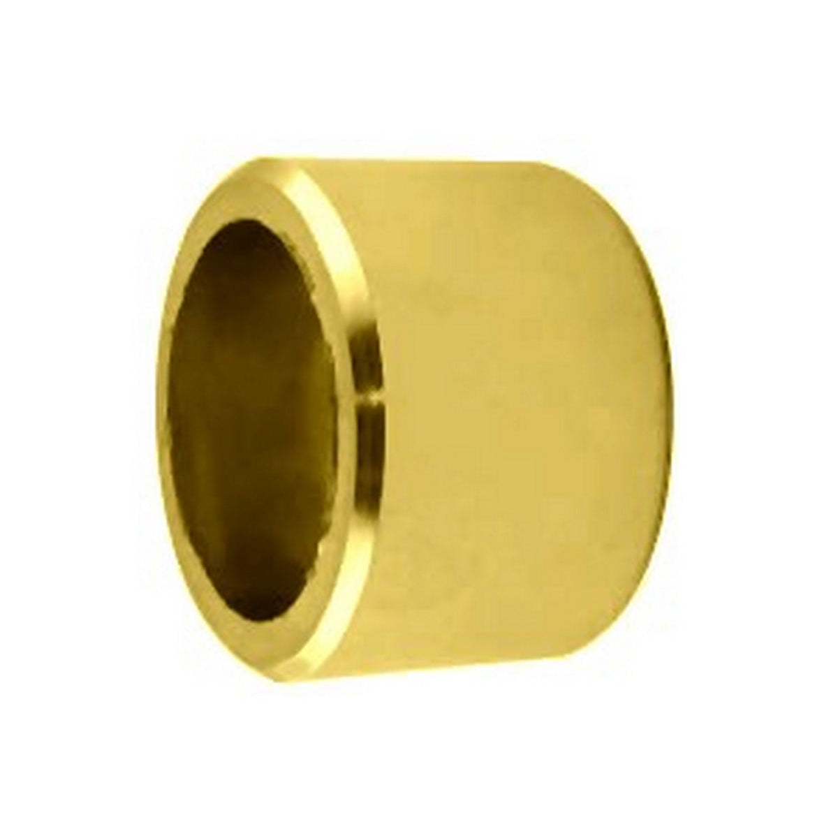 Metal Shank Spacer, 1" Length PVD Gold