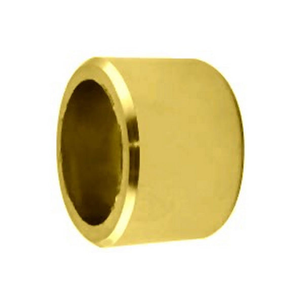 Metal Shank Spacer, 1" Length PVD Gold