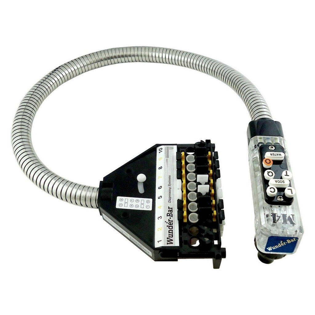 Wunder-Bar Bargun-QD Postmix, 7-Button 4-Carb/1-Non Black