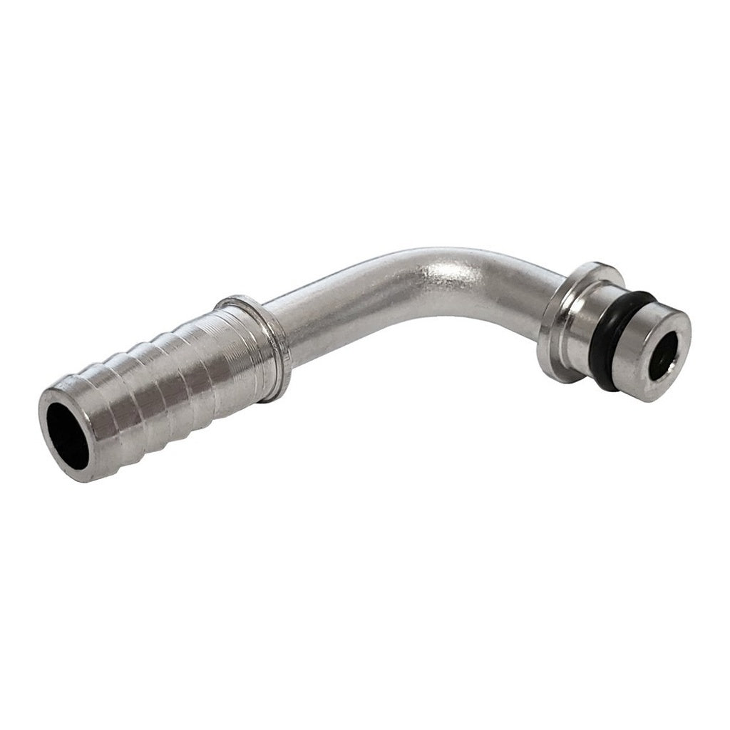 90° Inlet Fitting, For Wunder-Bar Barguns, 3/8" B 304Stainless Steel