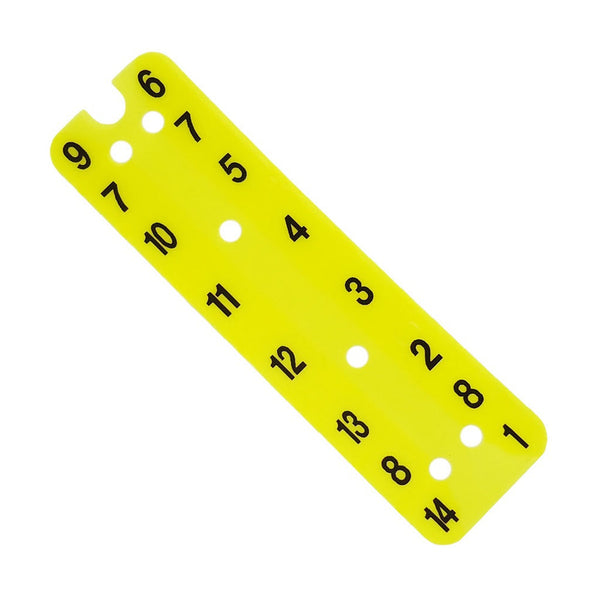 Wunder-Bar Locking Hat Plate 14 Button