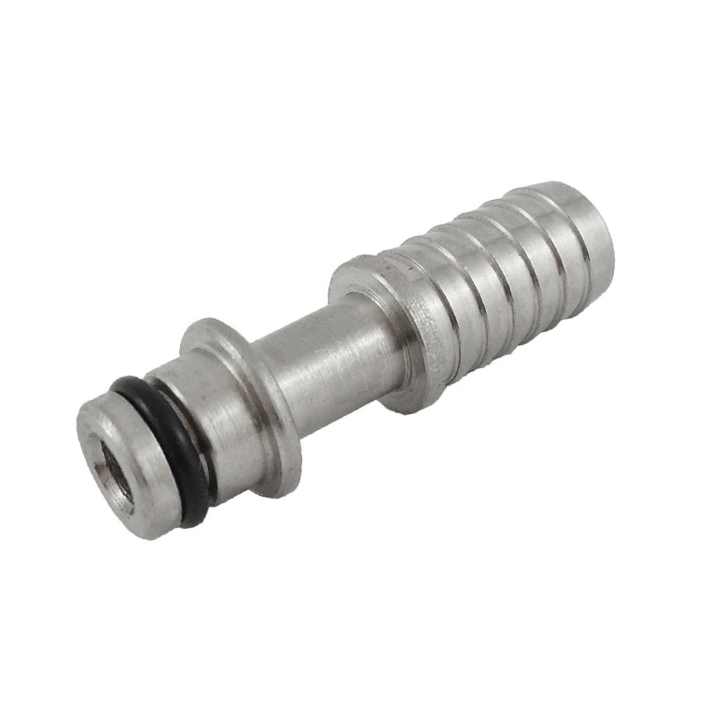 Short Inlet Fitting, For WB Guns, 3/8" B Stainless Steel