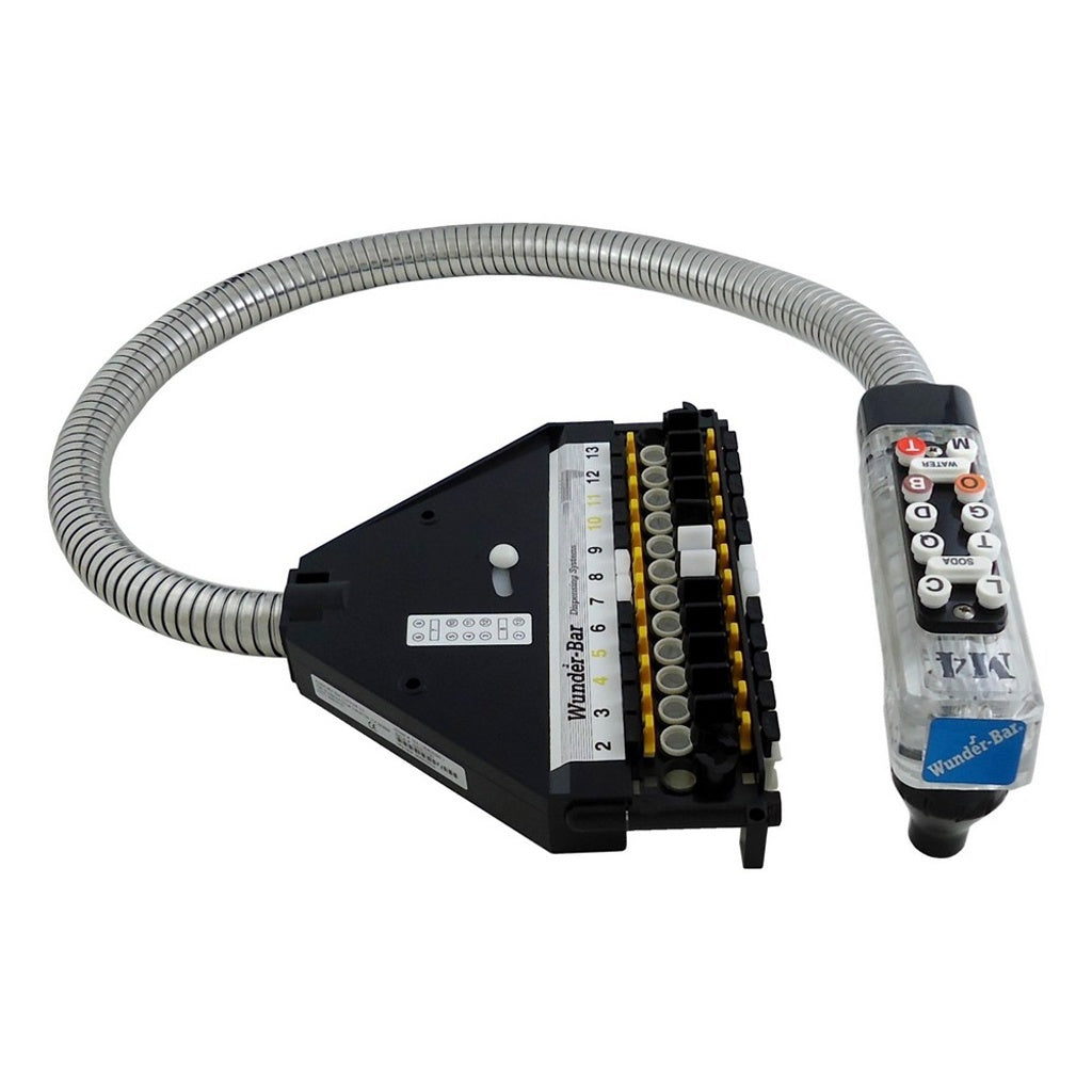 Wunder-Bar Bargun-QD Postmix, 12-Button 6-Carb/4-Non Black