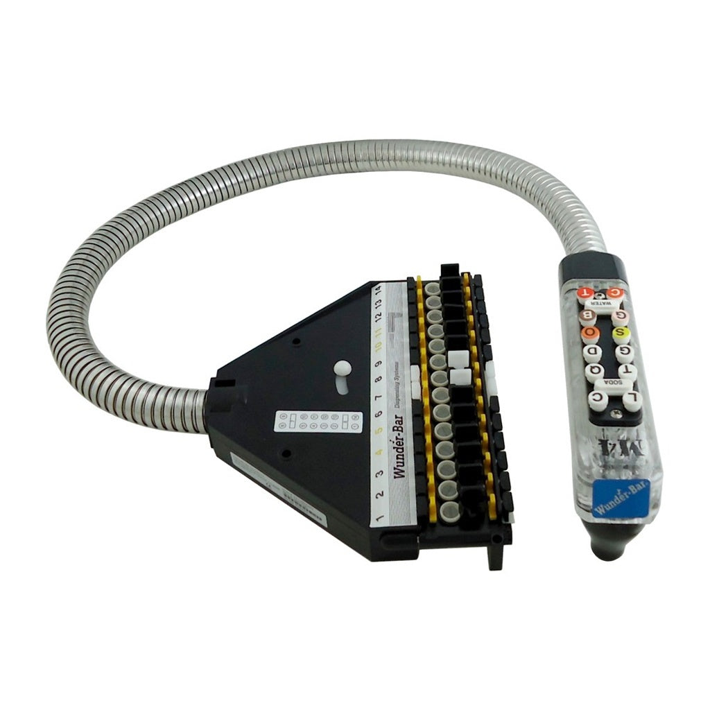 Wunder-Bar Bargun-QD Postmix, 14-Button 6-Carb/6-Non Black