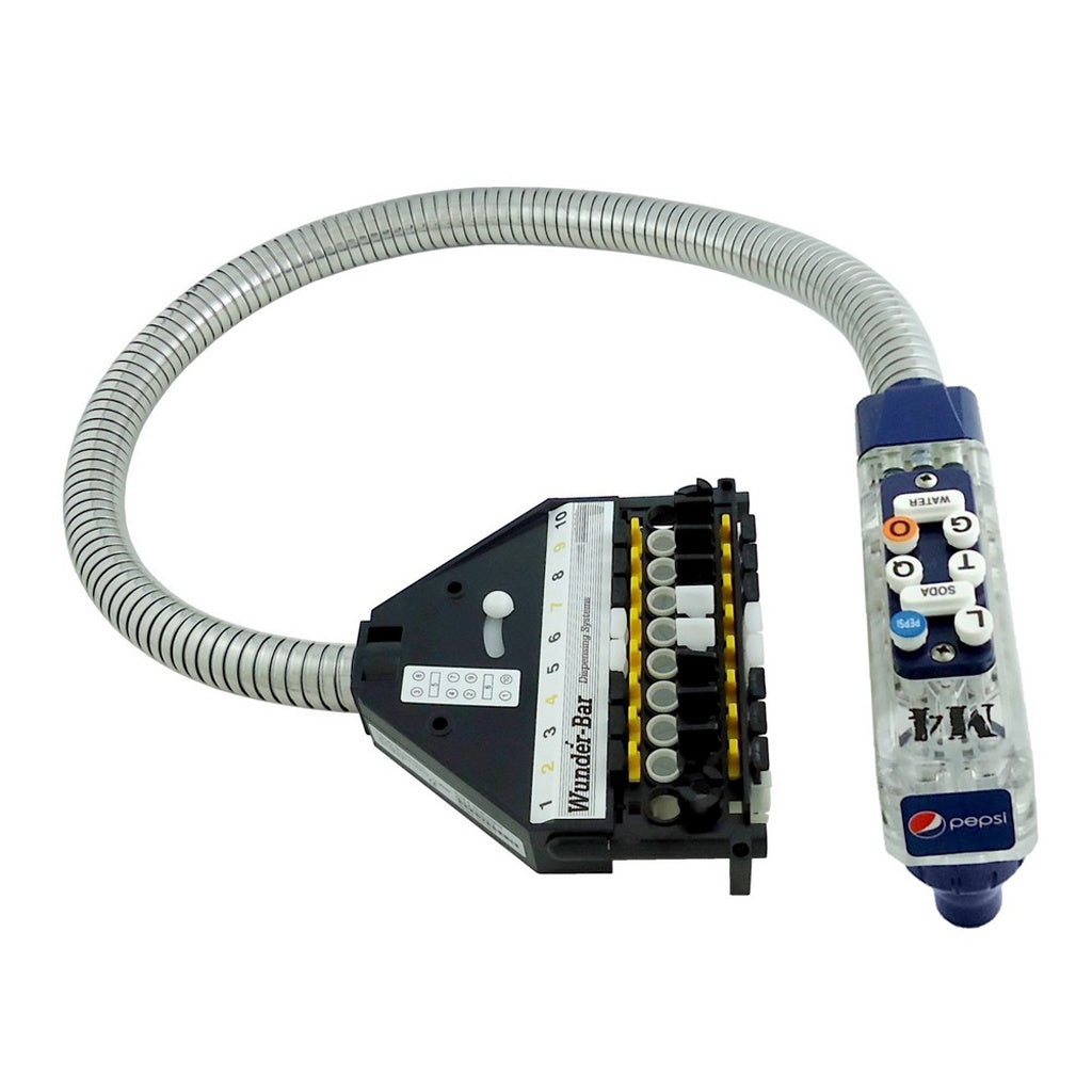 Wunder-Bar Bargun-QD Postmix, 8-Button 5-Carb/1-Non Blue