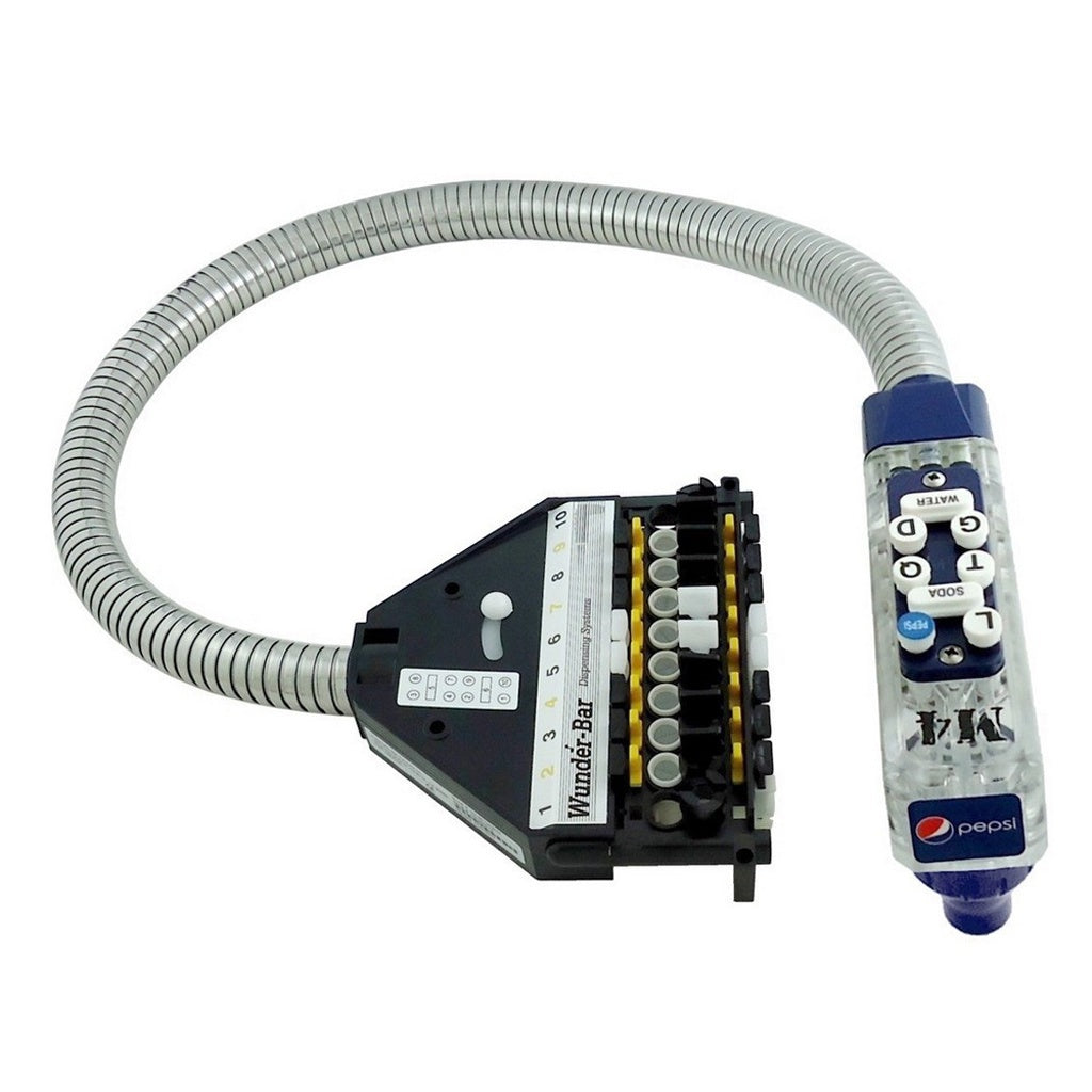 Wunder-Bar Bargun-QD Postmix, 8-Button 6-Carb/0-Non Blue